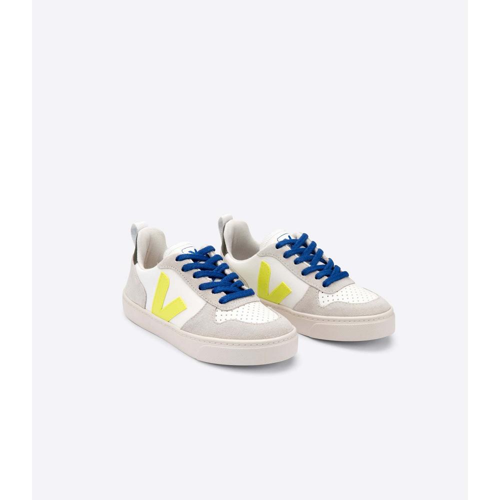 Veja V-10 BONTON Tenisky Detske White/Blue | SK 839YXF